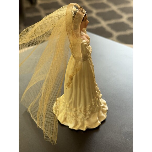 Scarlett O'hara Figurine Hallmark 2004 Wedding Dress 5" Gone With The Wind - Picture 4 of 11